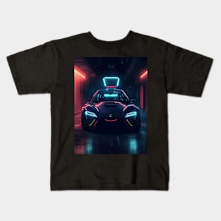 Underground Velocity Sports Car Kids T-Shirt